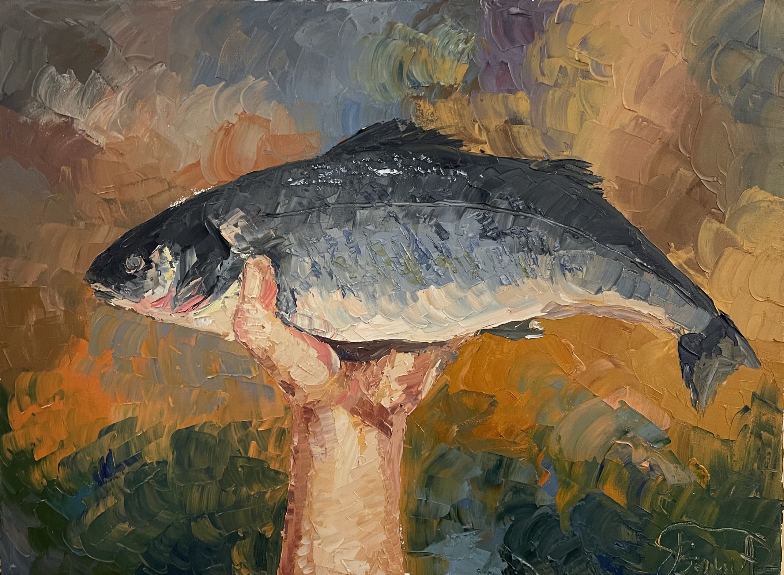 Painting of a fish